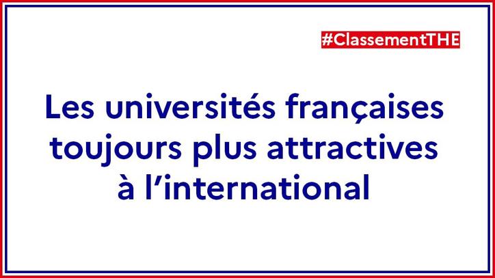 Les universités françaises toujours plus attractives à l'international